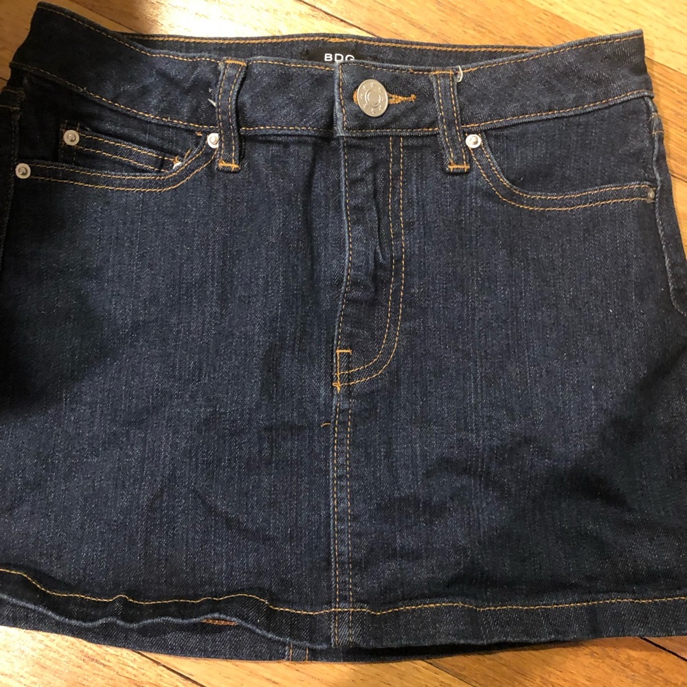 BDG denim mini skirt
